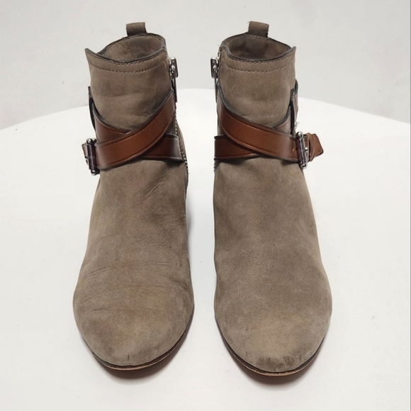 Coach Tan and Brown Ankle Boots - Picture 2 of 12